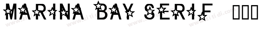 Marina Bay Serif字体转换